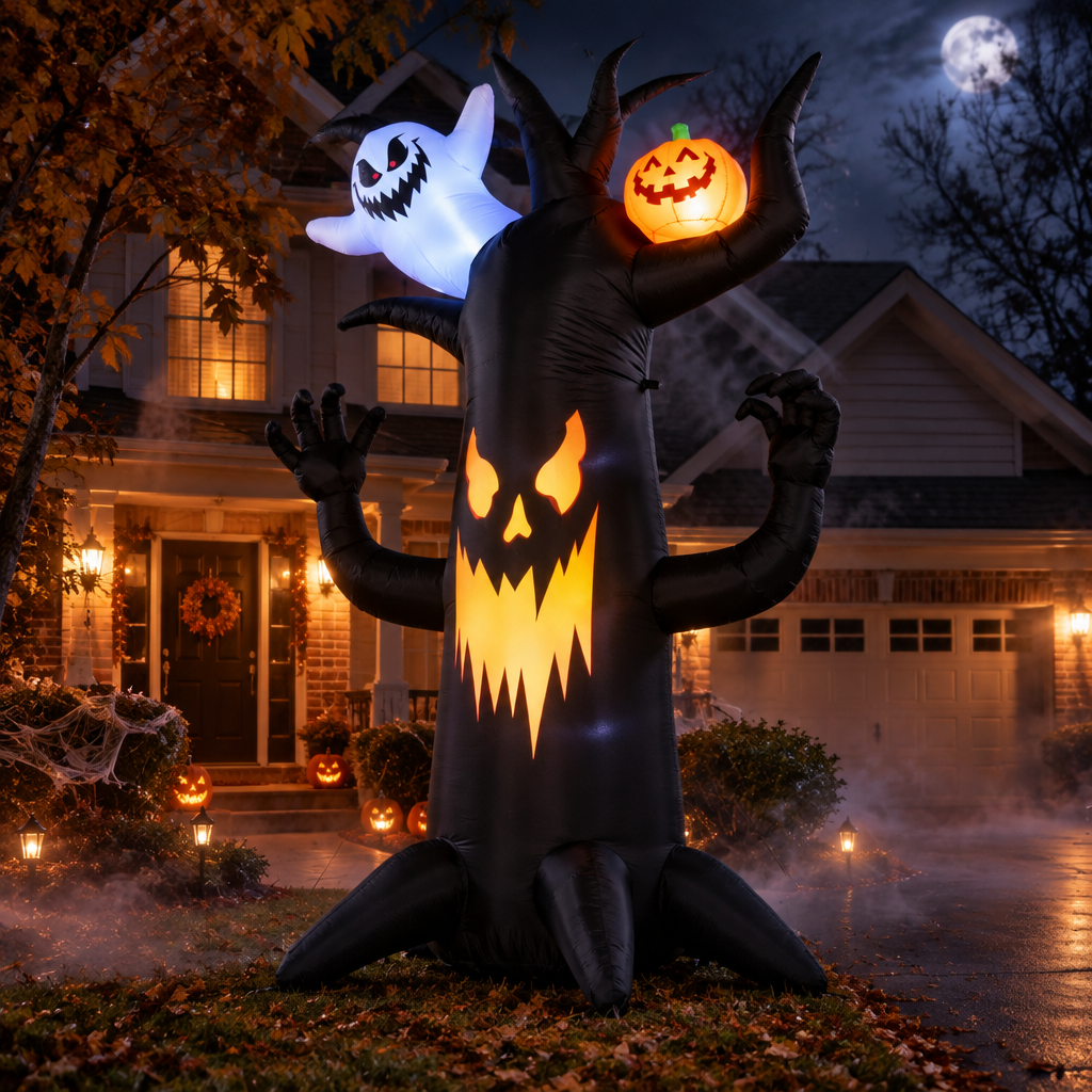 Front Garden Halloween Display
