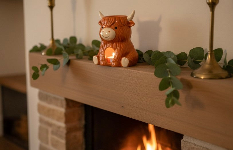 Highland Cow Oil Burner and Wax Warmer