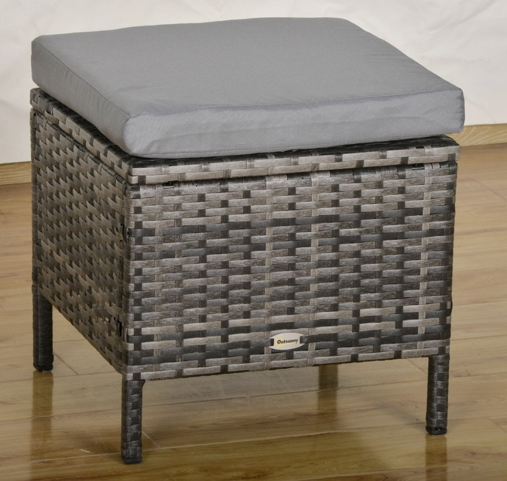 8-Seater Rattan Garden Sofa Set | Tempered Glass Table & Thick Cushions